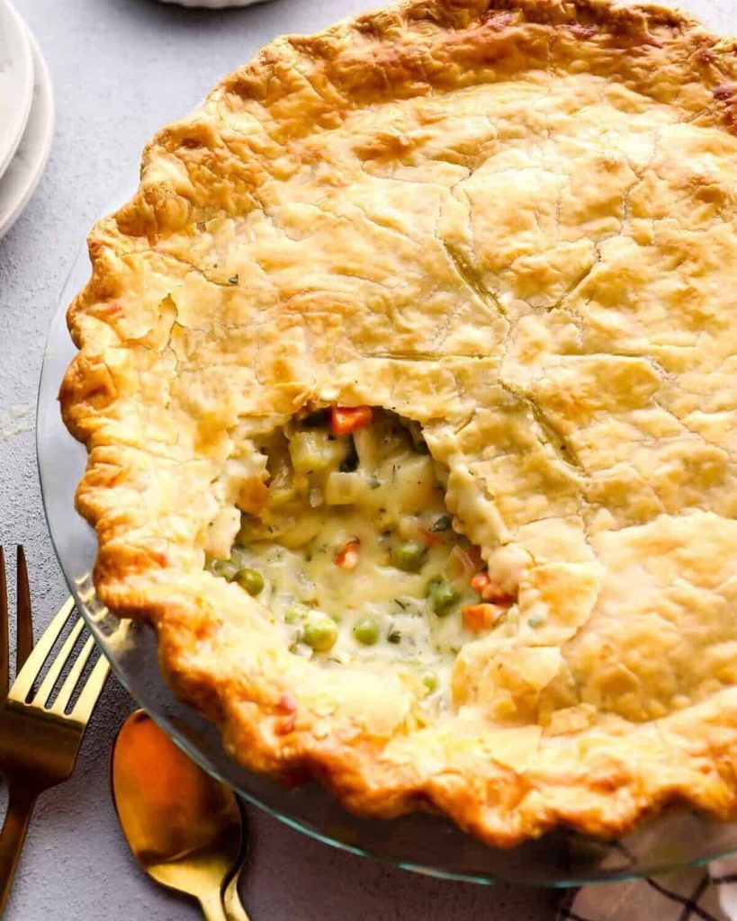 Chicken pot pie casserole
