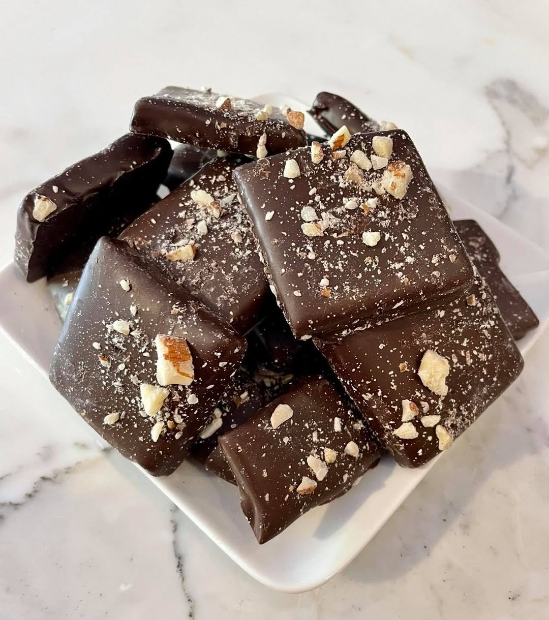Chocolate-Dipped Toffee