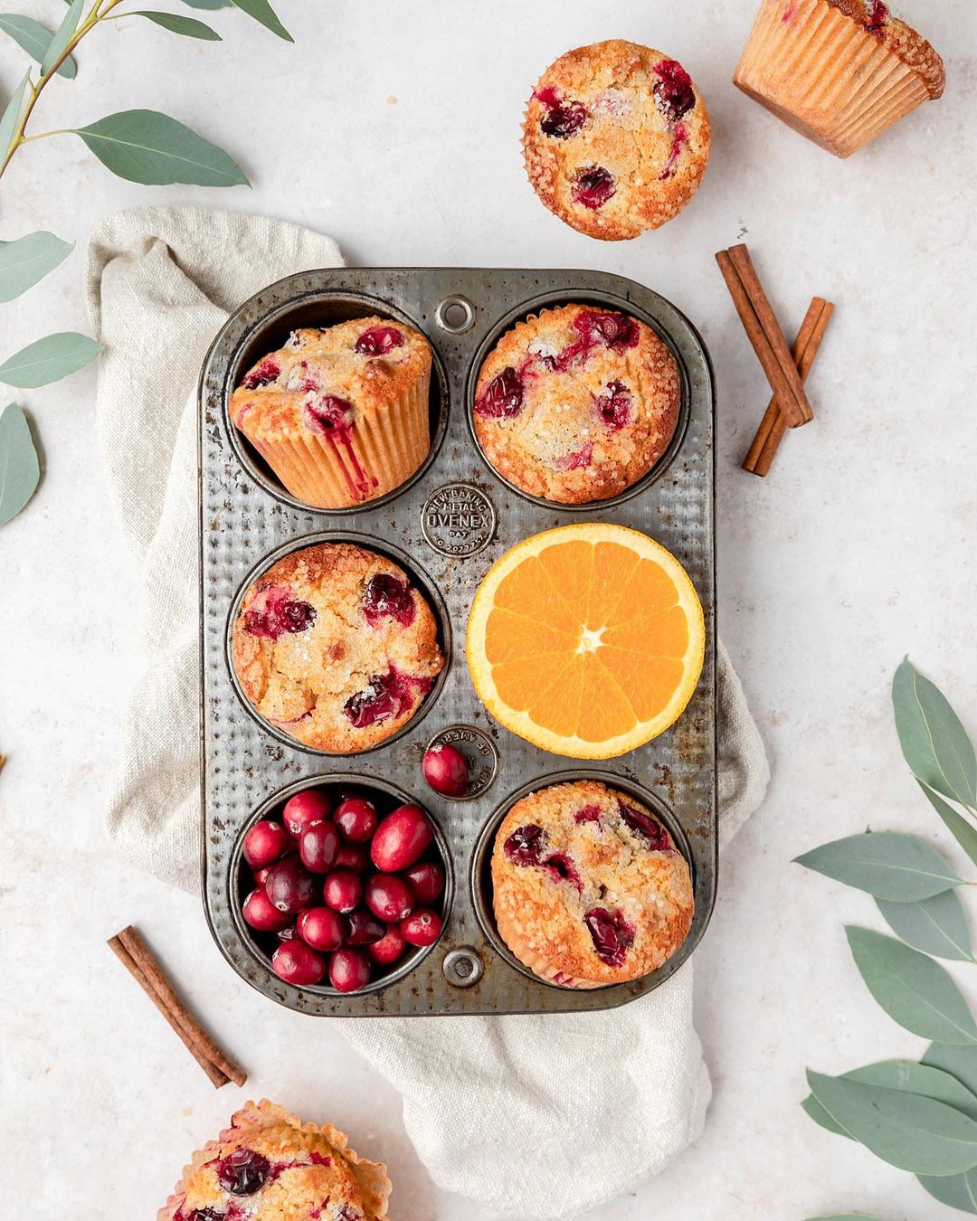 Christmas Morning Cranberry Muffins