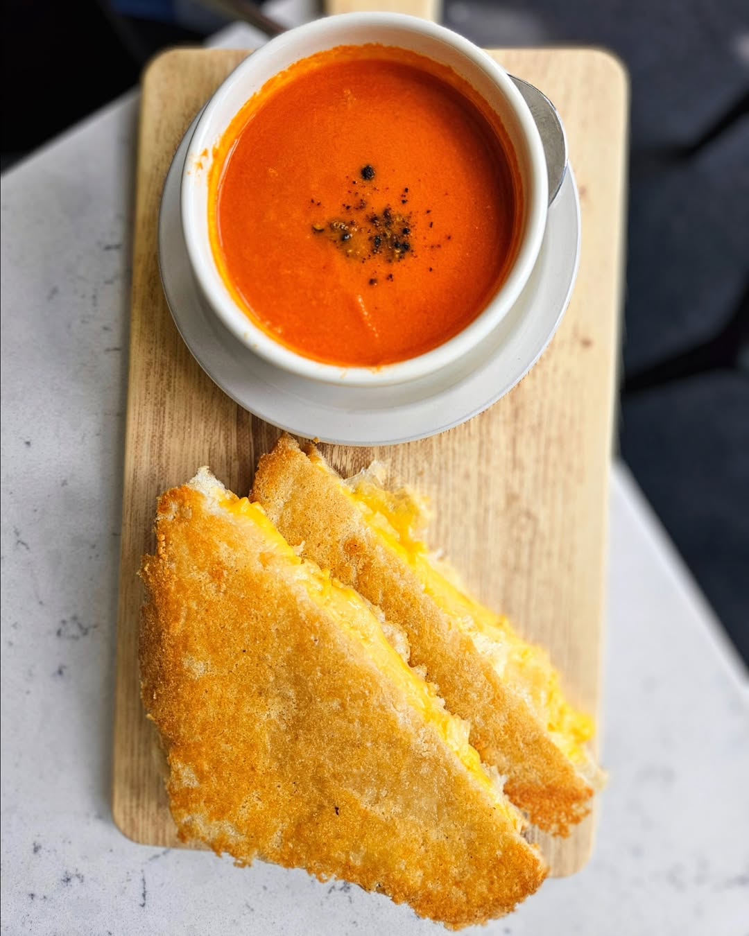 Grilled Cheese and Tomato Soup