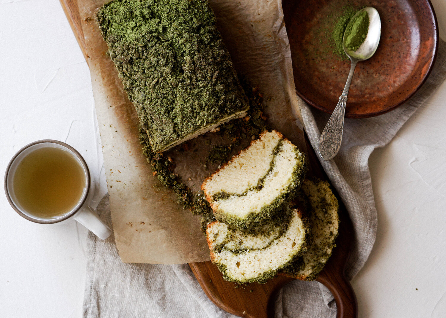 Matcha Green Tea Coffee Cake