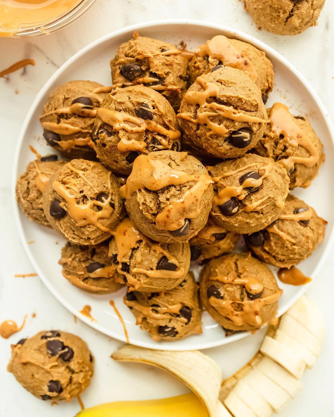 Peanut Butter Banana Cookies