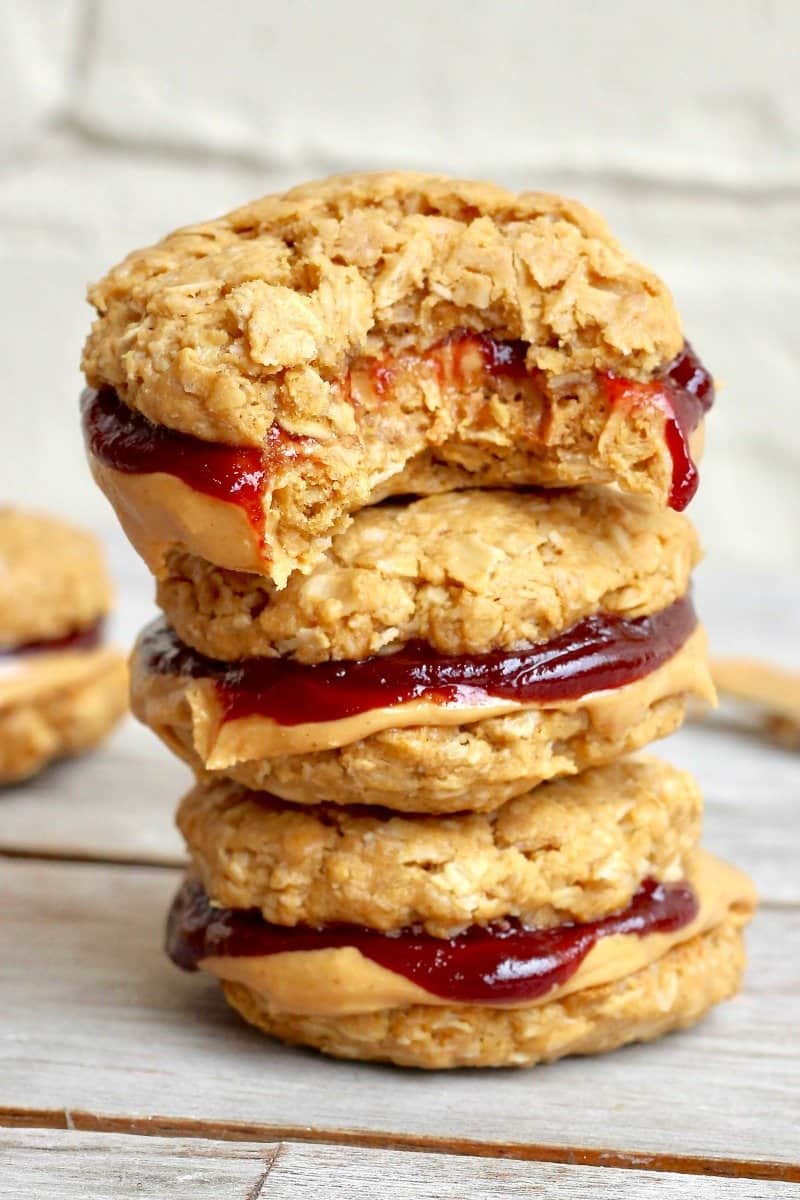 Peanut Butter & Jelly Sandwich Cookies