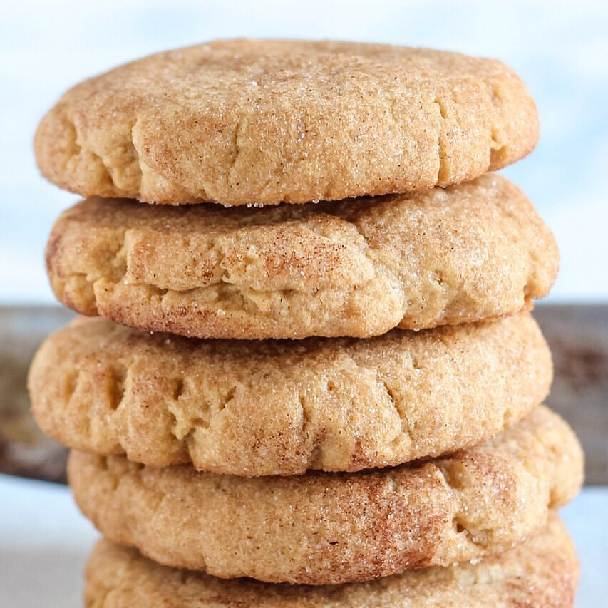 Peanut Butter Snickerdoodle Cookies