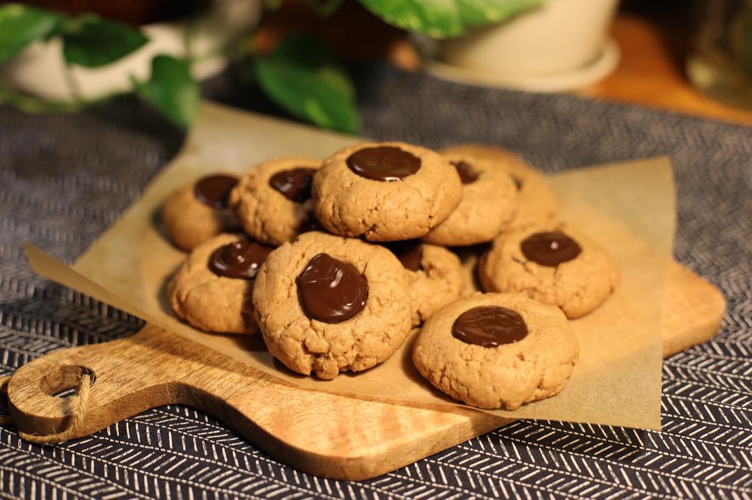 Peanut Butter Thumbprint Cookies