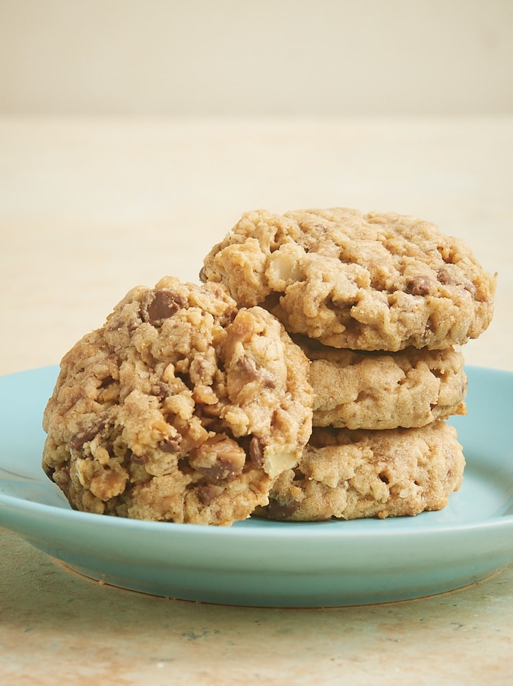 Peanut Butter Toffee Cookies
