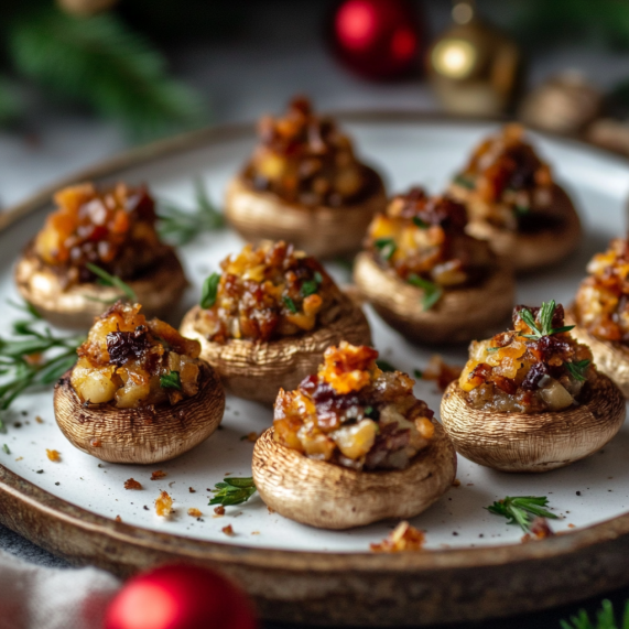 Stuffed Mini Mushrooms