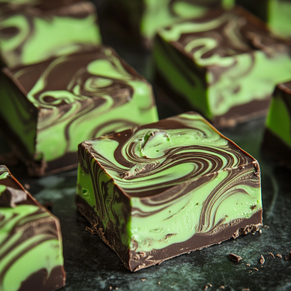 The Grinch’s Green Mint Chocolate Fudge
