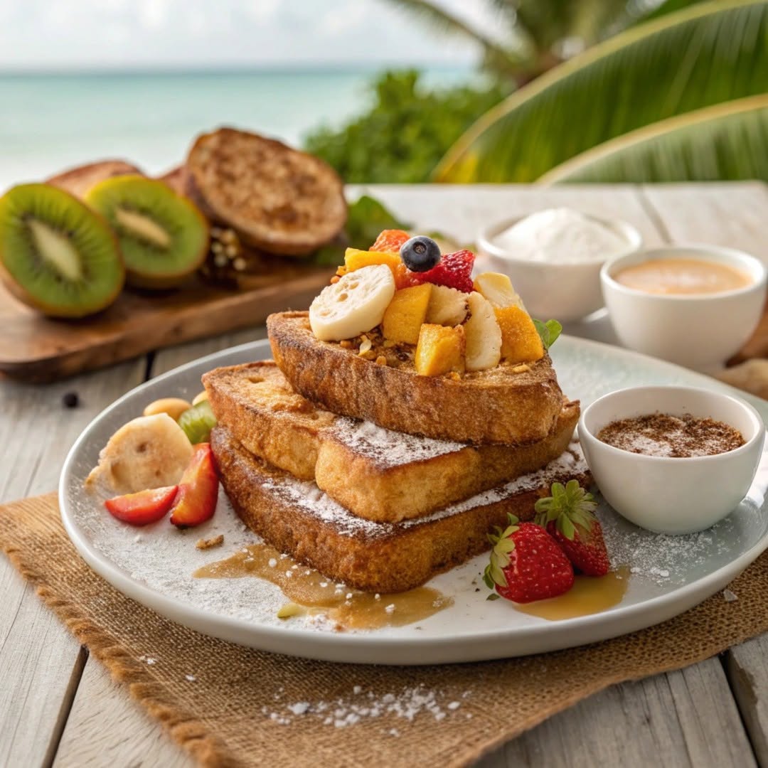 Tropical Coconut French Toast