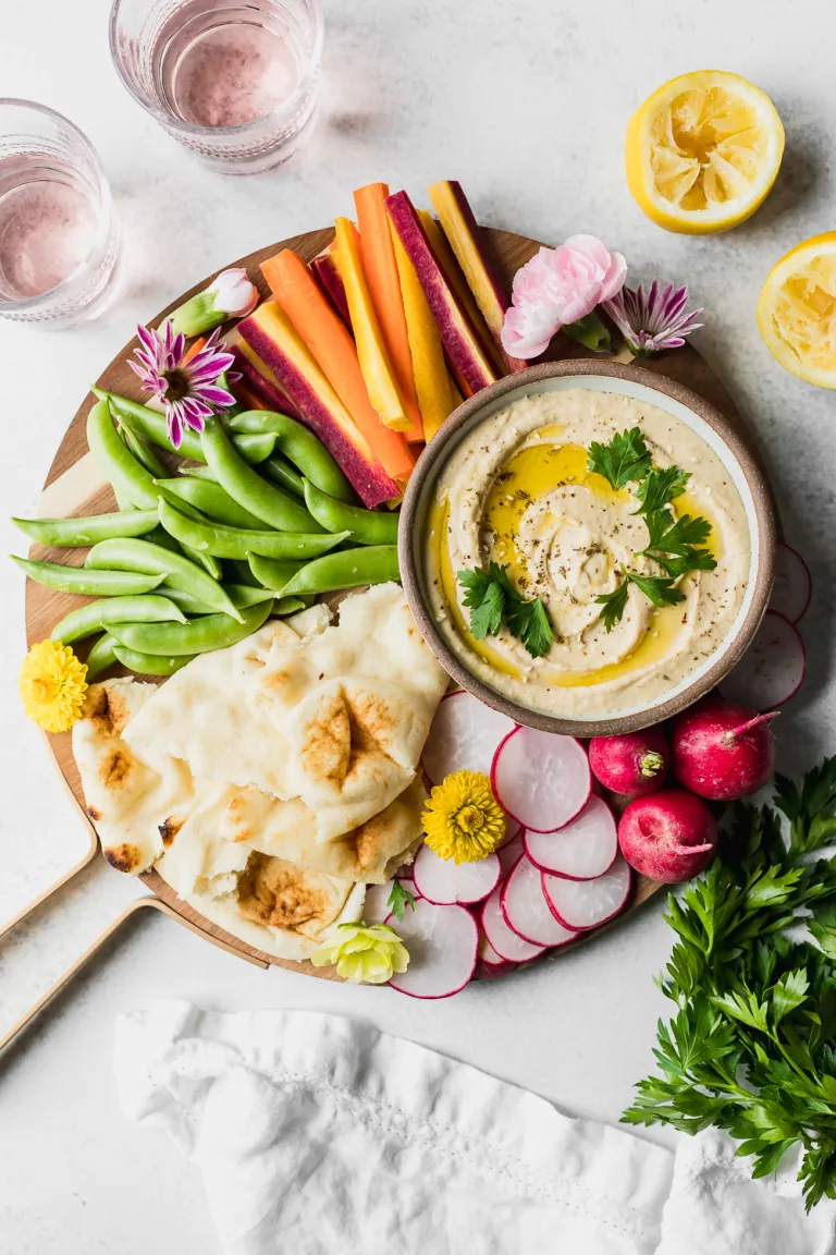 Veggie Platter with Hummus