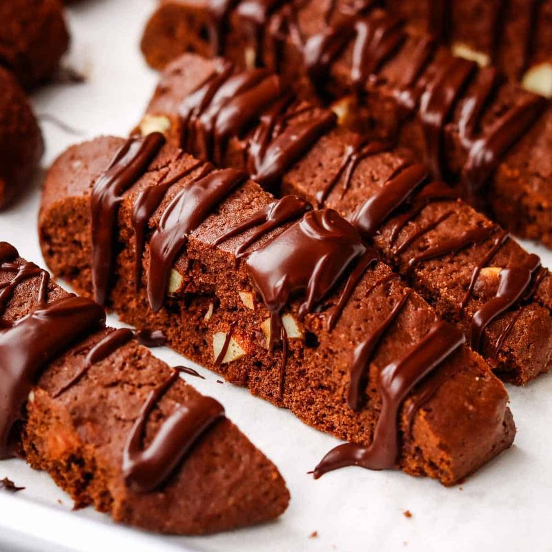 Chocolate Almond Biscotti