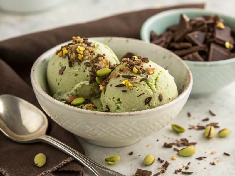 Pistachio Chocolate Ice Cream