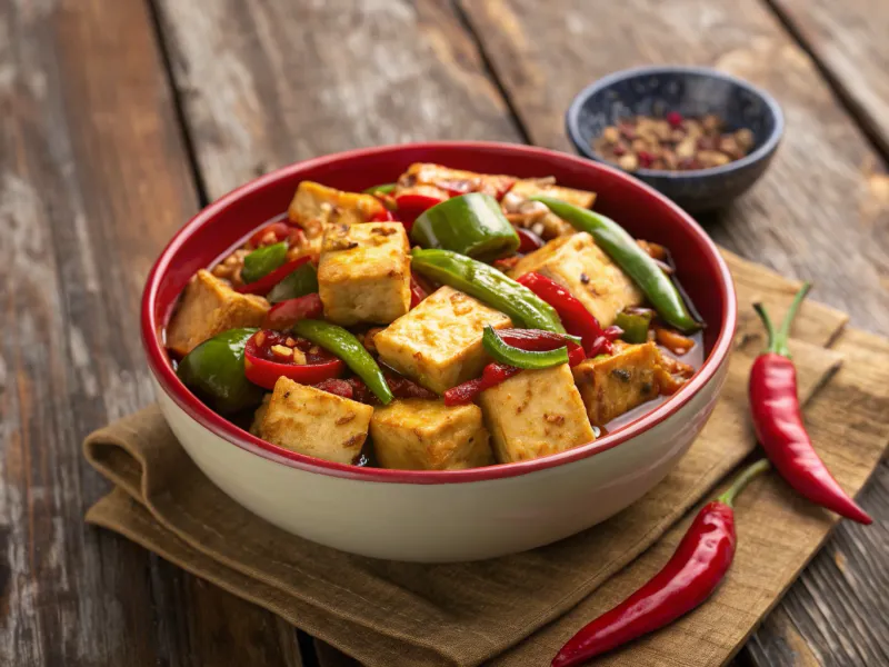 Spicy Szechuan Tofu