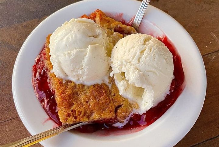 Cherry Biscuit Cobbler