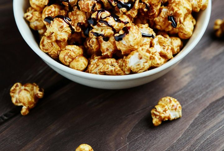Bourbon Pecan Chocolate Popcorn