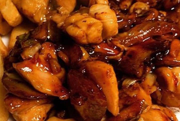 Maple Mustard Chicken Thighs
