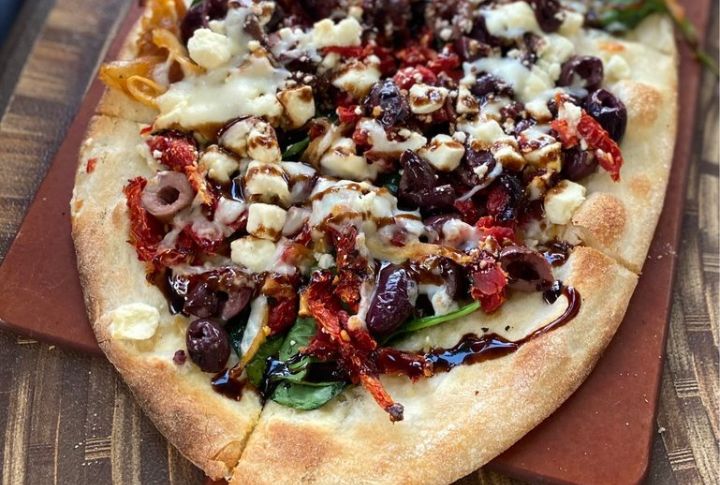Grilled Cherry Flatbread