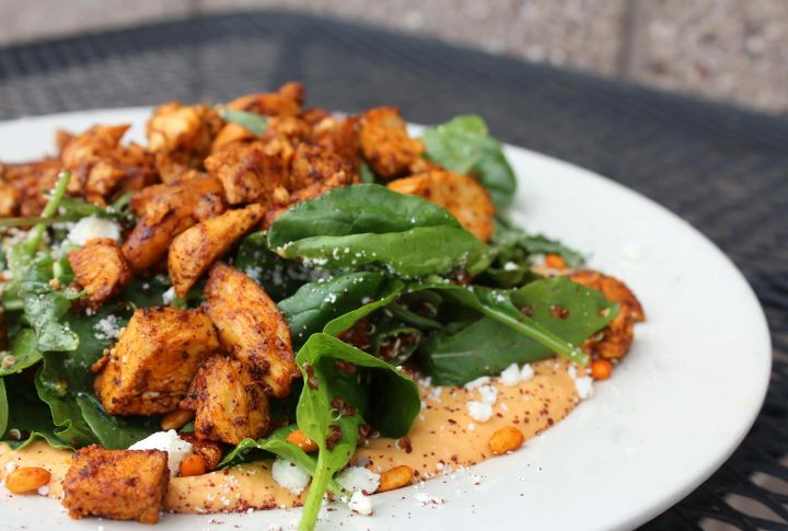 Smoked Chicken Spinach Boost Bowl