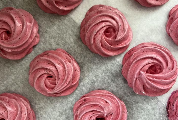 Strawberry Meringue Roses