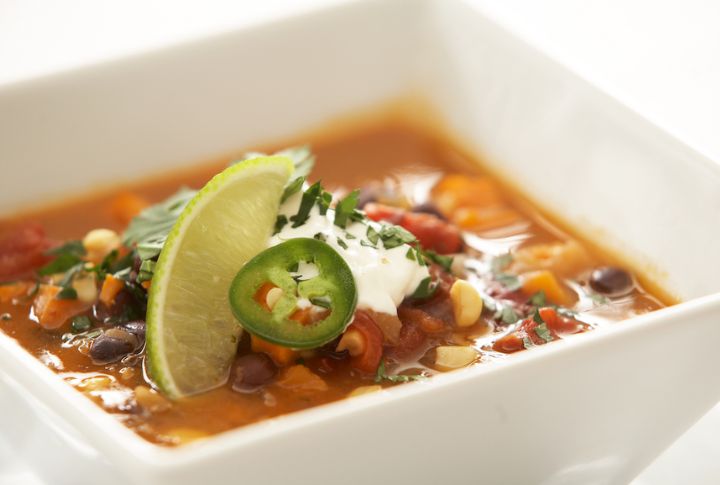Smoky Black Bean And Sweet Potato Soup