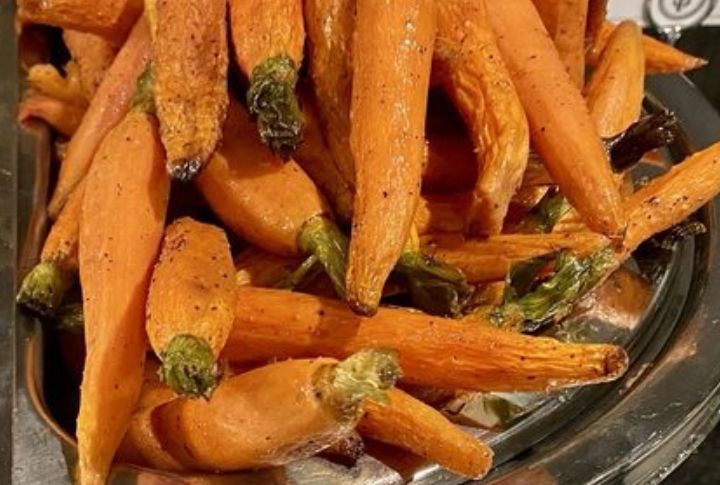 Maple Dijon Roasted Carrots