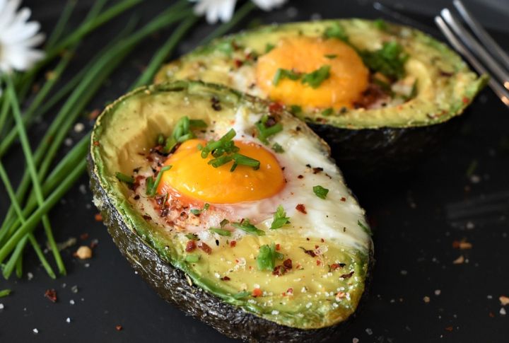 Baked Avocado Eggs