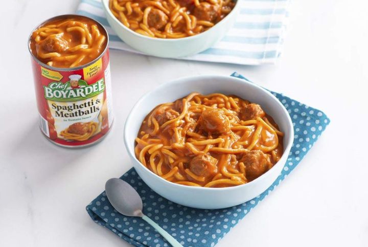 Canned Spaghetti And Meatballs