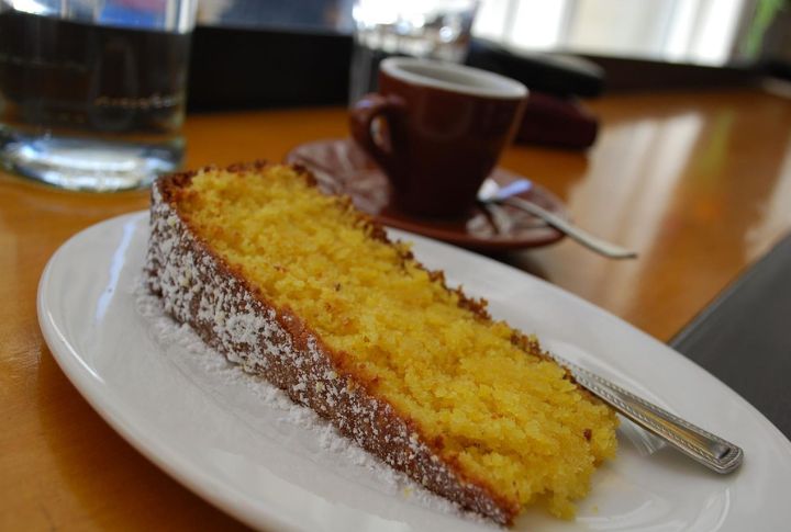 Candied Citrus Polenta Cake