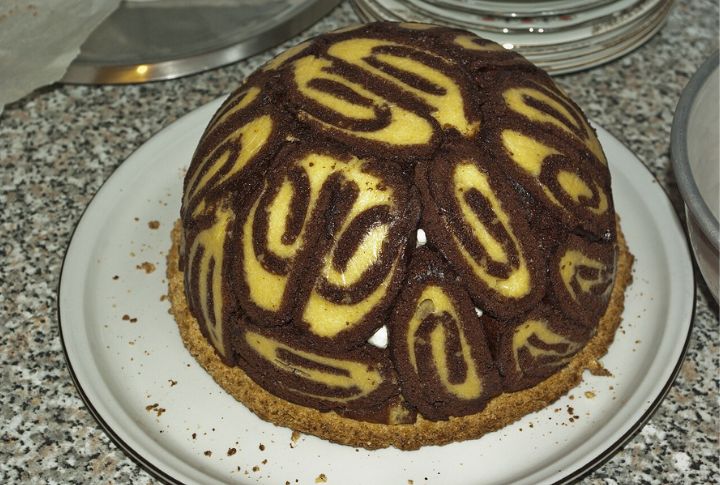Zuccotto (Sponge Cake With Ricotta Filling)