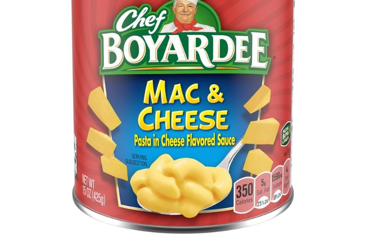 Canned Macaroni And Cheese