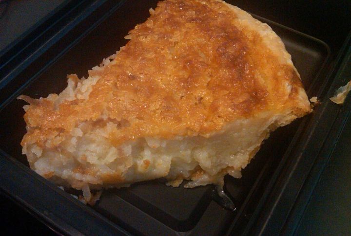 Pineapple Coconut Chess Pie