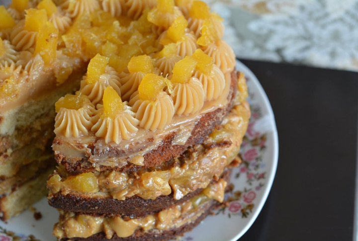 Pineapple Sheet Cake With Cream Cheese Frosting