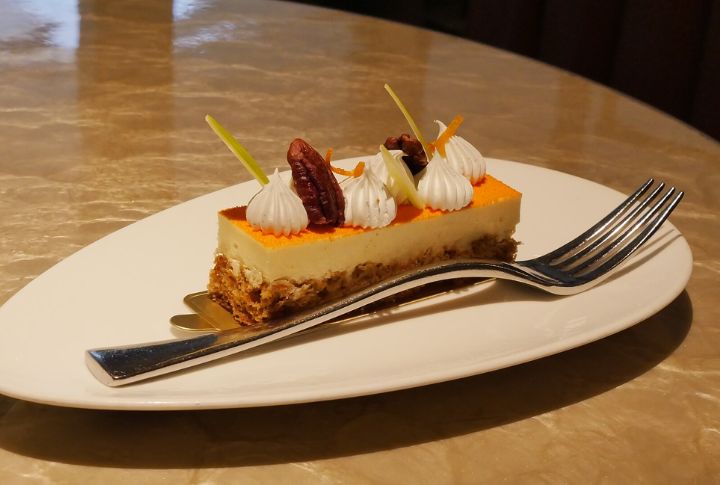 Carrot Cake Cheesecake Pie