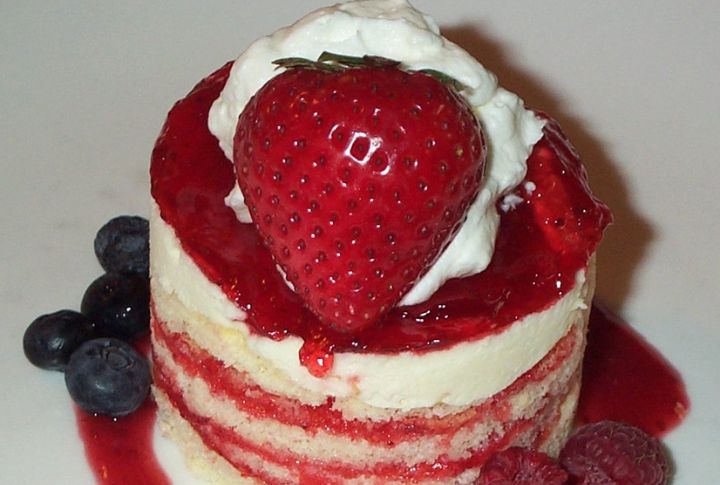 Strawberry-Hazelnut Meringue Shortcakes