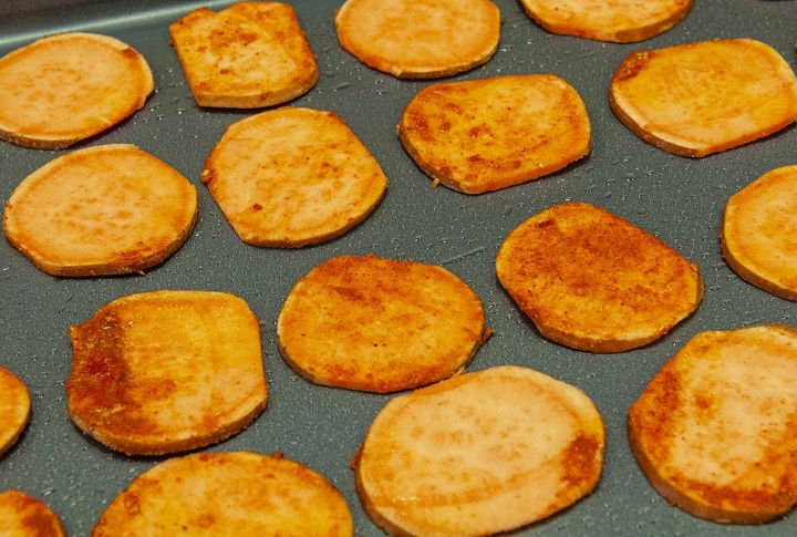 Baked Sweet Potato Slices