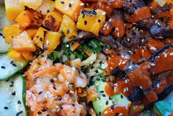 Korean Ground Beef Skillet