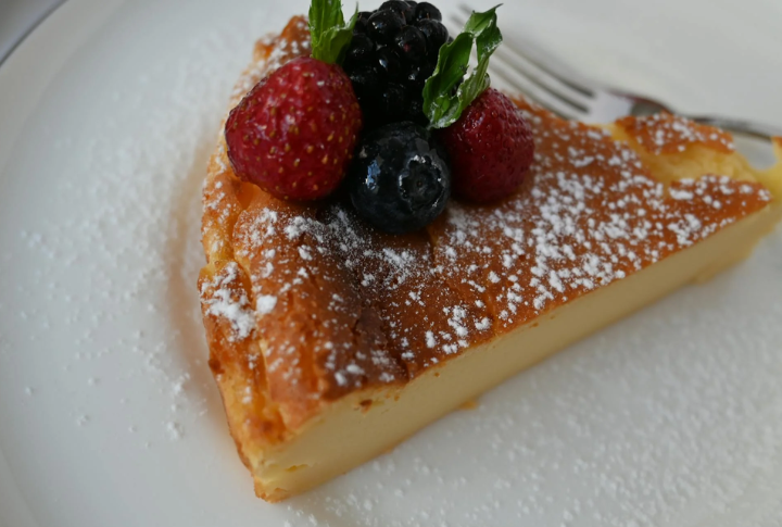 Blackberry Sheet Cake With Lemon Frosting