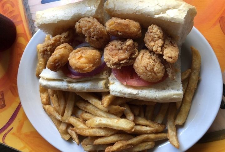 Kansas: Fried Shrimp Po’boy