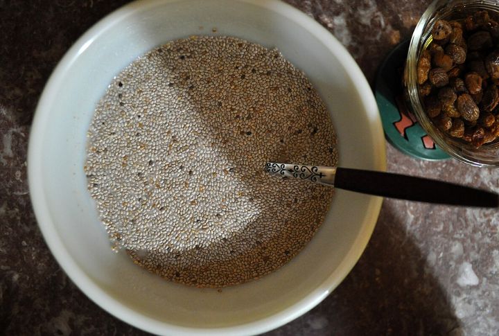 Chia Pudding And Almond Milk