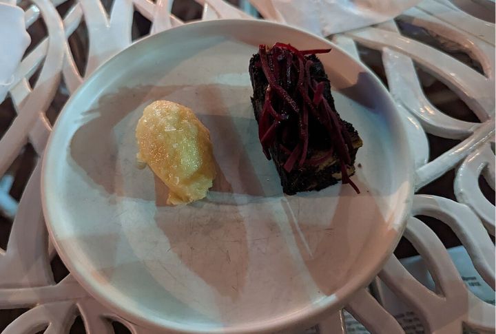 Black Pudding And Apple