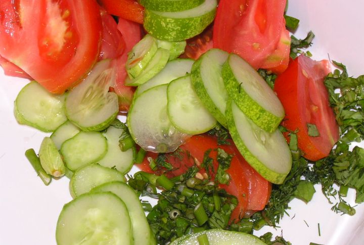 Cucumber And Tomato Salad