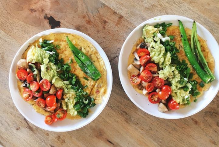 Savory Chickpea Omelet With Spinach And Onions