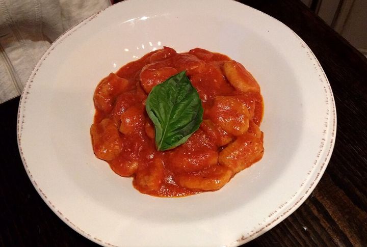Dessert Gnocchi With Balsamic Strawberry Sauce