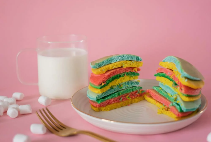 Rainbow Pancakes