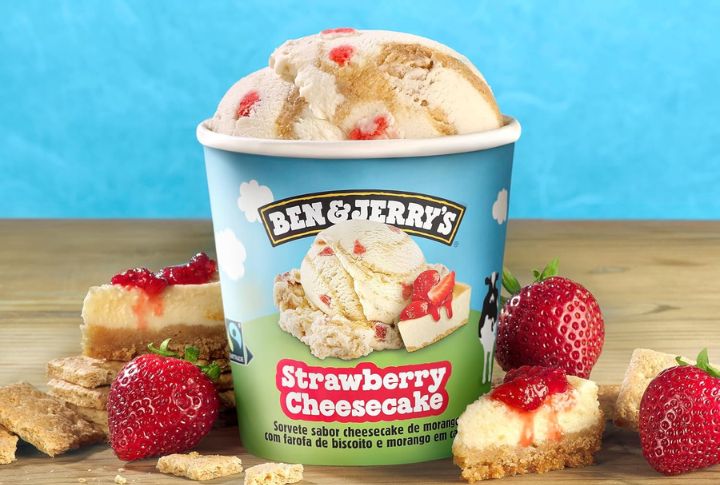 Ben & Jerry's Strawberry Cheesecake Ice Cream