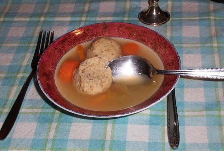Herbed Matzah Ball Soup
