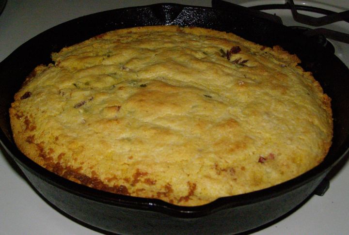 Crispy Cornbread With Honey Butter