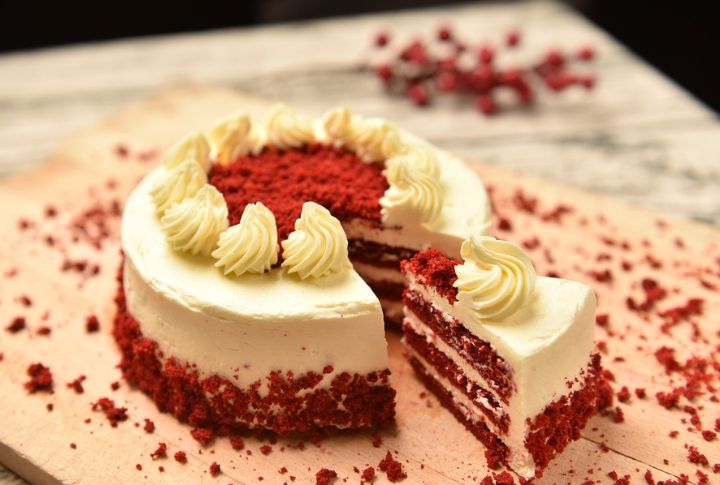 Layered Red Velvet Cake