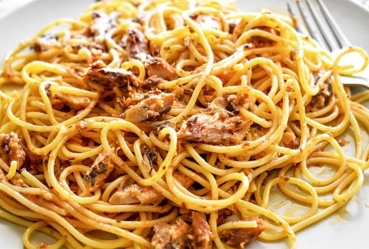 Spaghetti With Canned Tuna