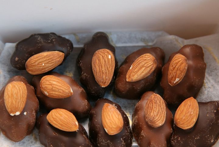 Dark Chocolate And Almonds